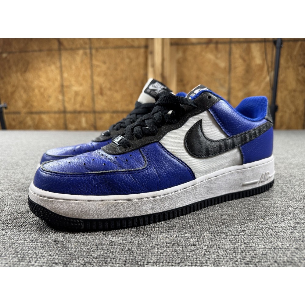 Nike Air‎ Force 1 Low Shoes Mens 9.5 Blue White Nike By You Sneakers DV3892 900